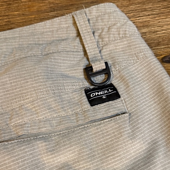 O'Neill Light Gray Hybrid Shorts - Picture 6 of 9